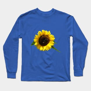 Sunflower With Bees Long Sleeve T-Shirt